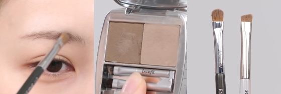 用「眉粉」填滿眉毛縫隙