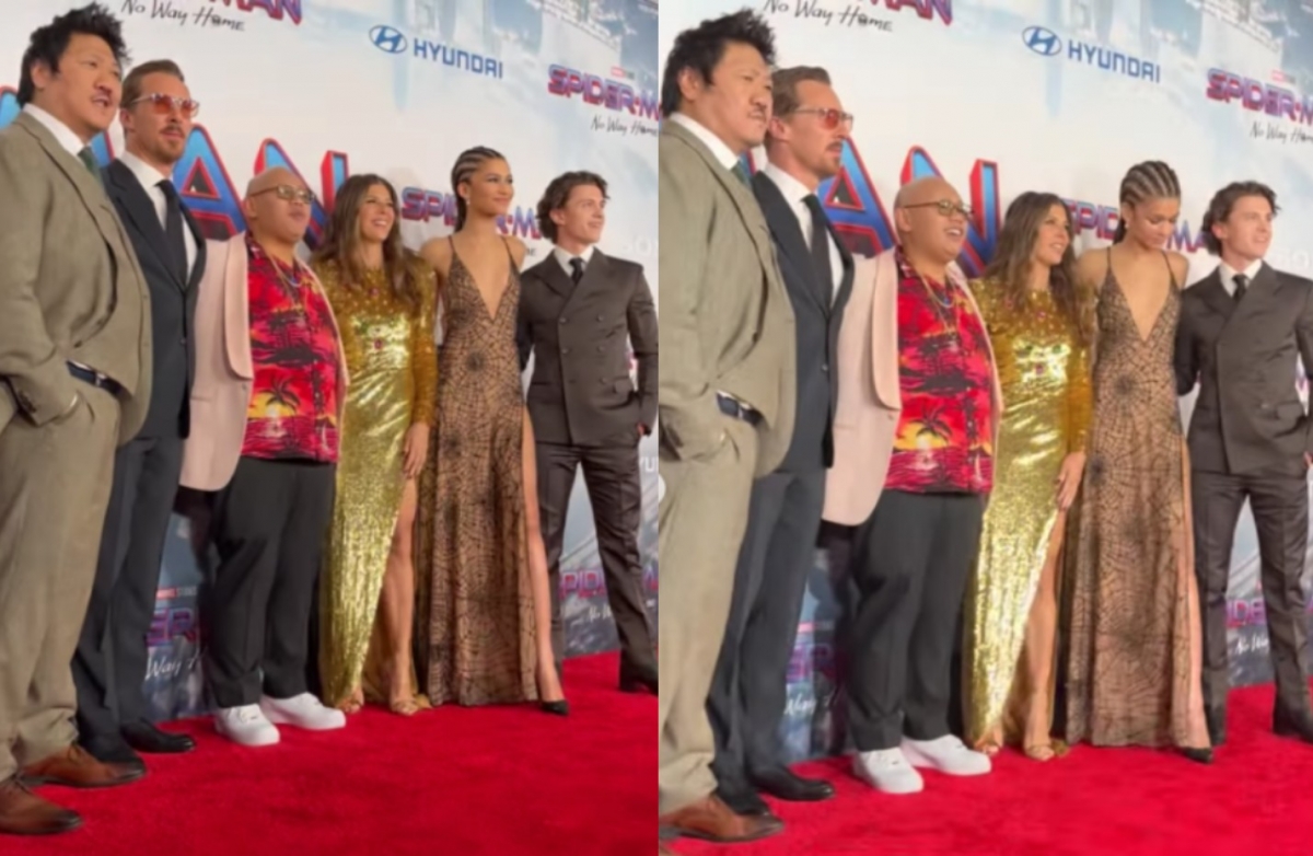 瑪麗莎托梅出席《蜘蛛人：無家日》全球首映會。