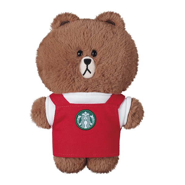 LINE FRIENDS紅圍裙熊大