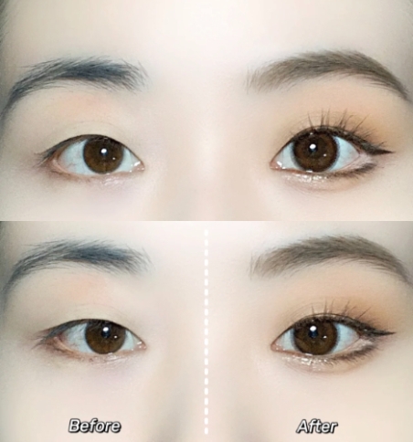 單眼皮眼線畫法3:眼瞼下至眼線