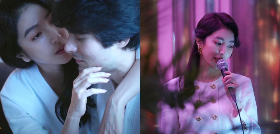 楊謹華復古妝容重點2:深棕色眼影+濃眉