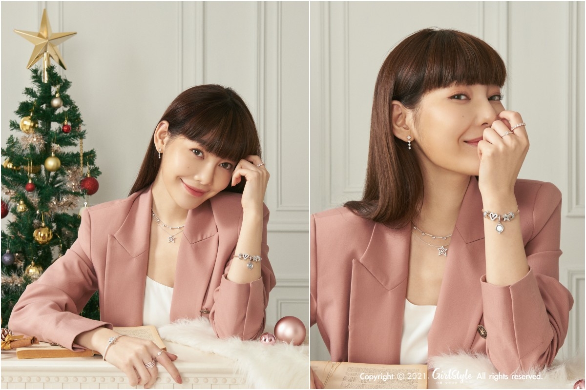 ▲「Pandora Moments系列」璀璨星形釦蛇鏈手鏈NT$3,680 /璀璨星形串飾NT$2,080 /星光閃爍吊飾NT$2,880 /密鑲寶石璀璨星形短項鏈NT$3,280 / 夜空星光單石戒指 NT$1,580；「Pandora Timeless系列」璀璨方圓垂墜耳環NT$3,280 /璀璨密鑲寶石短項鍊NT$5,980 /璀璨三環迴旋鍍14k玫瑰金戒指 NT$5,980 / 永恆璀璨鍍14k玫瑰金戒指 NT$3,680 