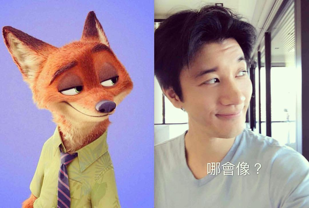 王力宏自嘲與《動物方城市》胡尼克神似,都有大鼻子