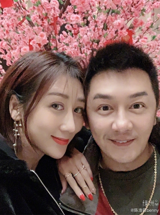 陳浩民與老婆蔣麗莎 