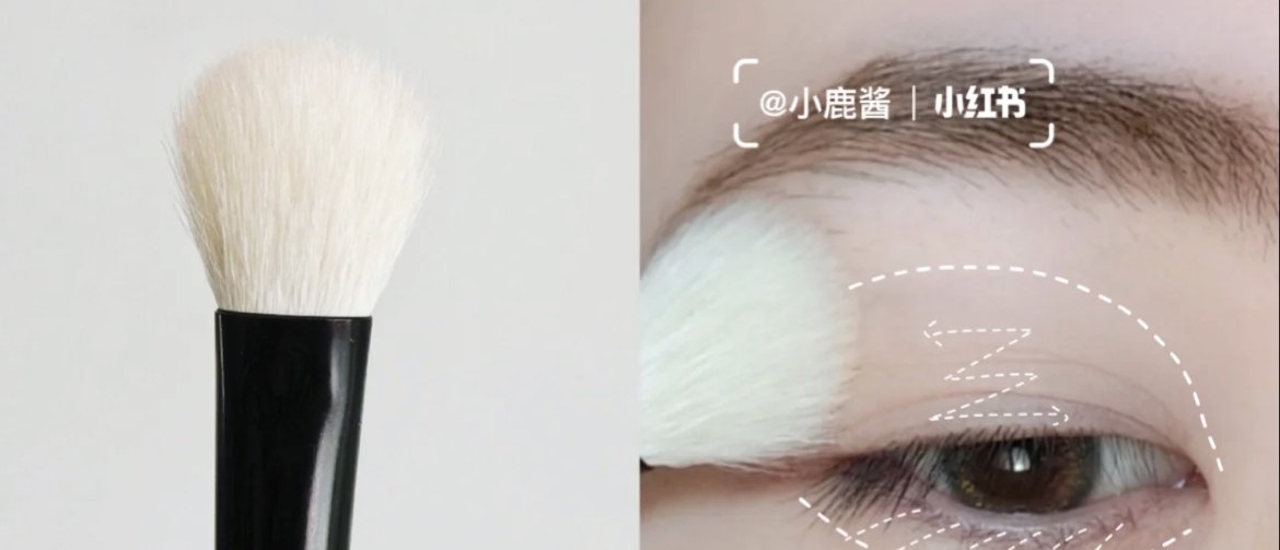 眼線抗暈秘訣：蜜粉定妝！