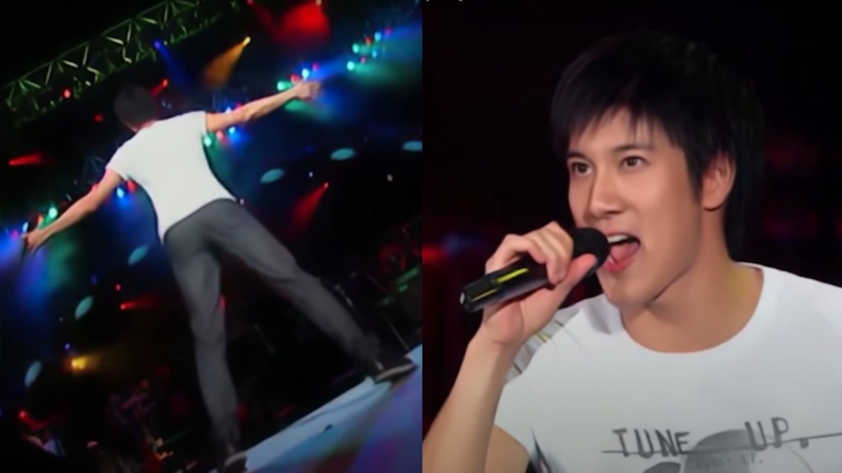 王力宏曾在演唱會中表演「電臀」。