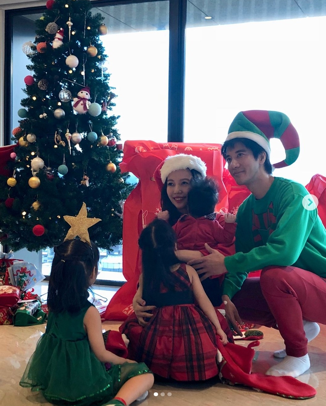 粒徑蕾提到王力宏已經第三年聖誕節當天都不在家，孩子們的生日也很常缺席。