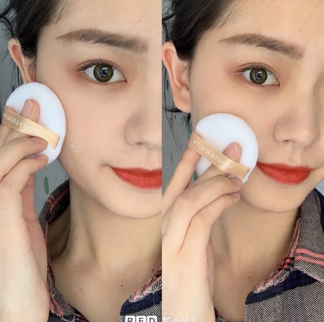 補妝技巧3：整臉浮粉直接重新上妝！