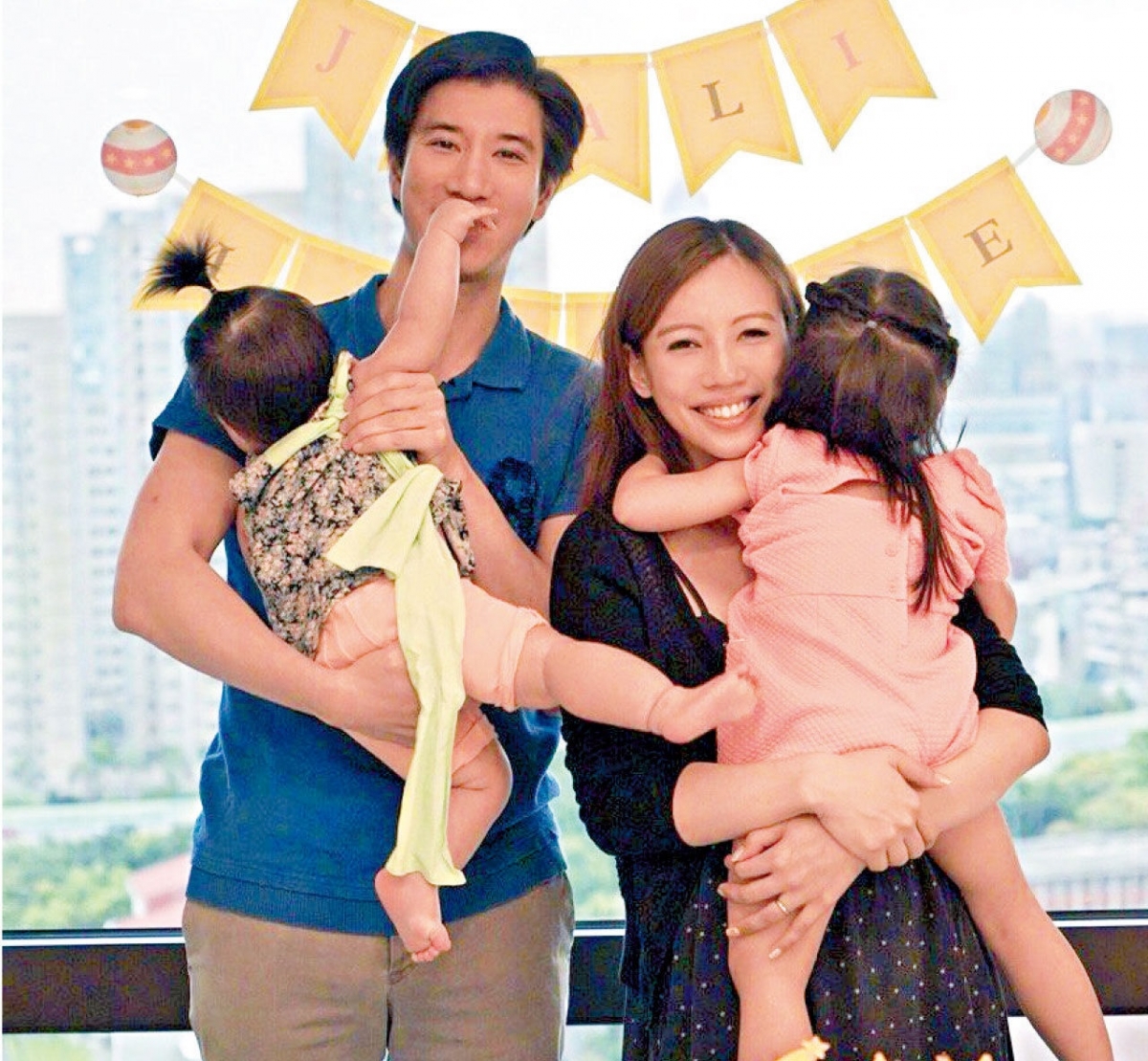 李靚蕾與王力宏婚後生下3子