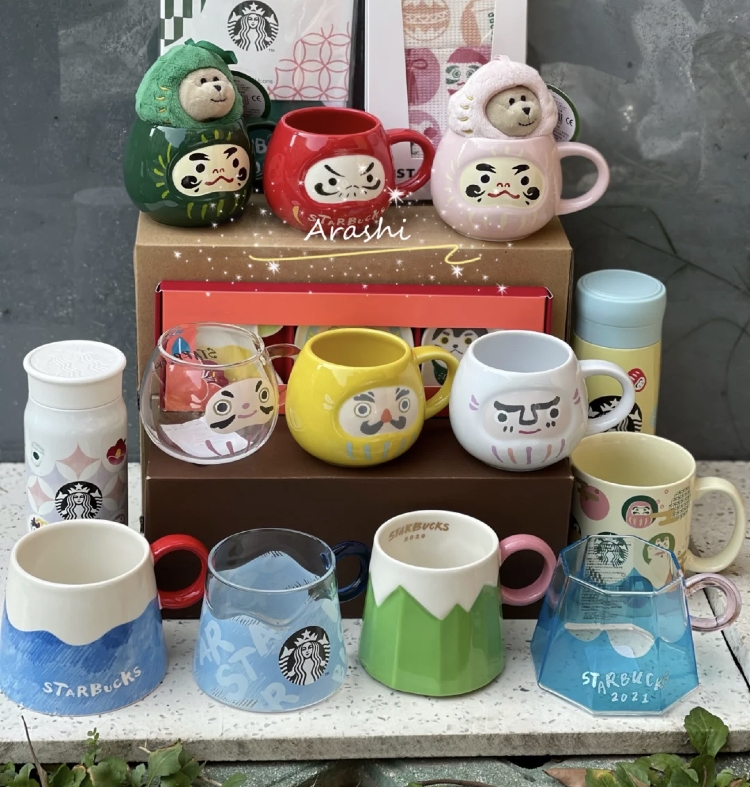 2022年款限量星巴克達摩馬克杯