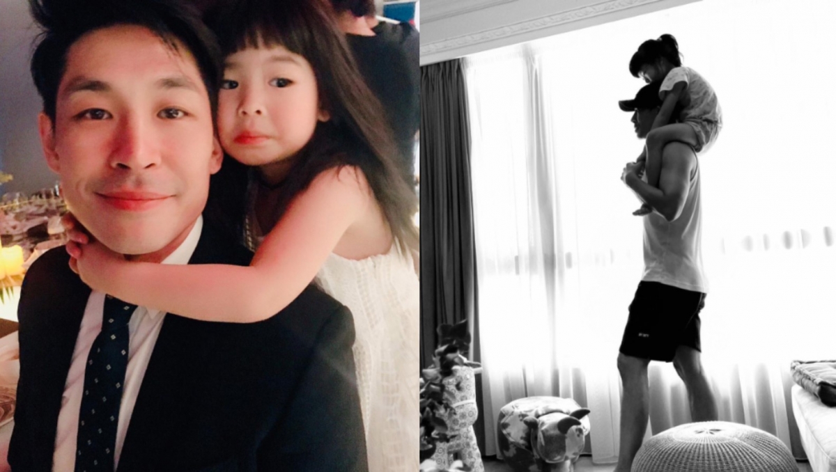 藍鈞天平時也會透過社群網站,向大家分享女兒可愛的模樣與趣事。