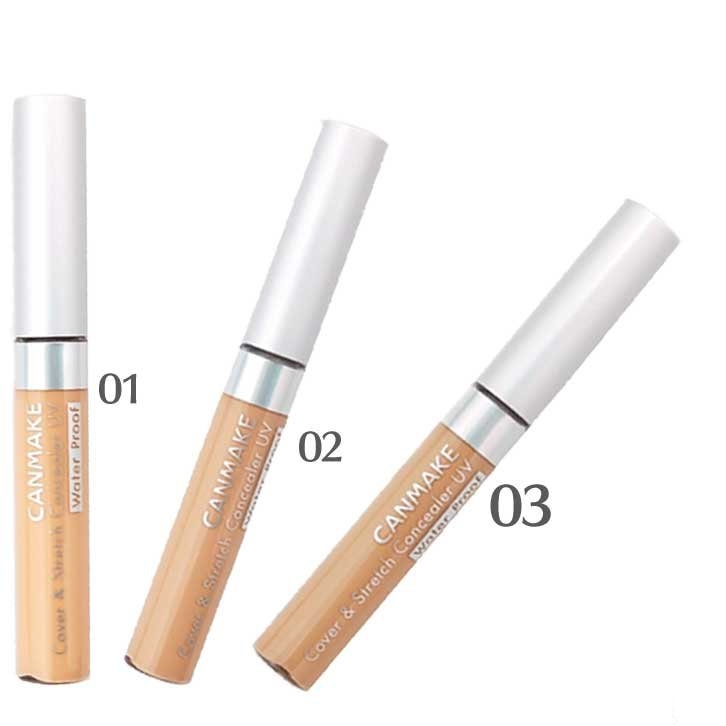 遮瑕膏推薦：CANMAKE 高延展性防曬遮瑕棒，NT$370