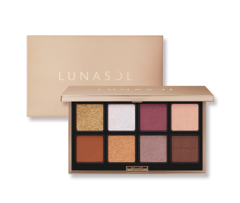 聖誕眼影盤推薦4:Lunasol 晶巧霓光眼彩盤 金炫特藏版，NT3,050