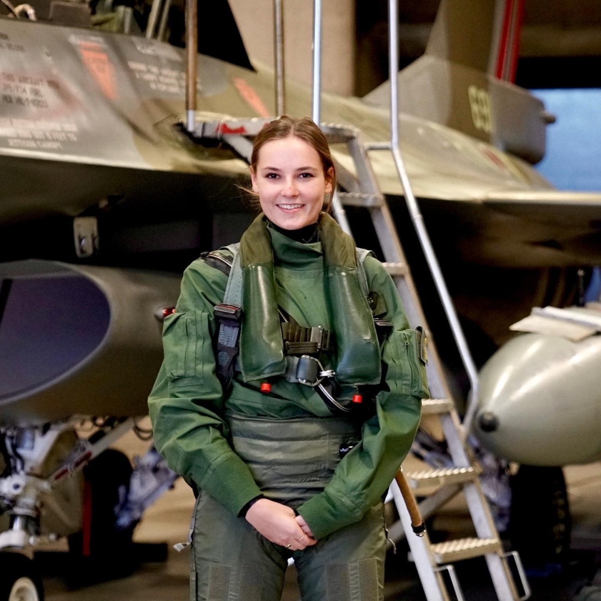 挪威公主造訪空軍