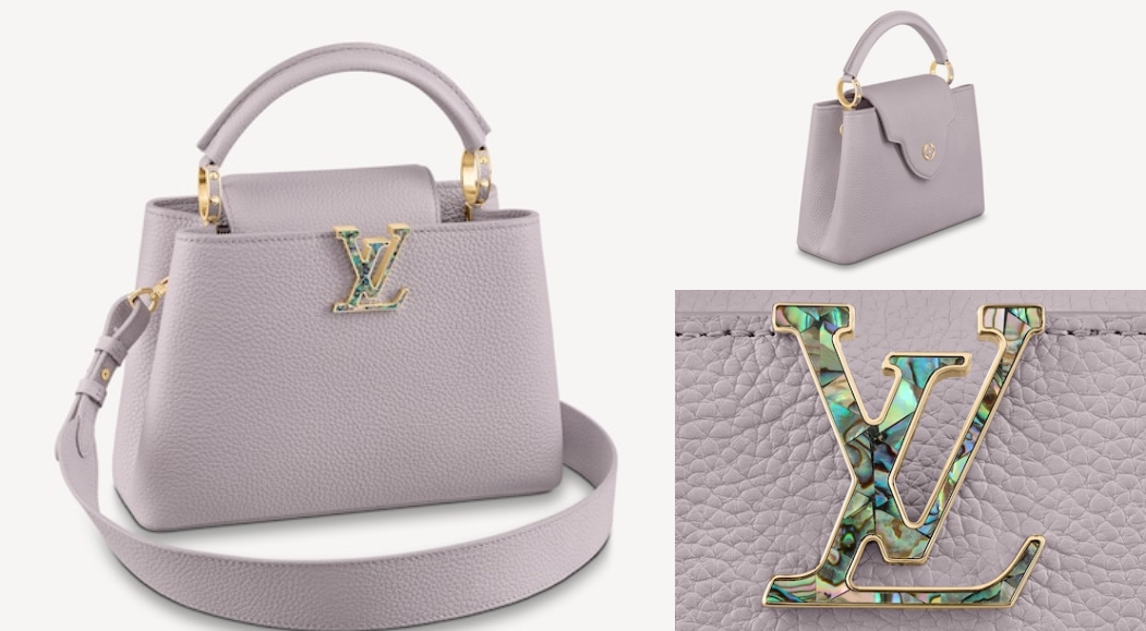 2022 Pantone「長春花藍」包包推薦2:LOUIS VUITTON CAPUCINES BB，NT$196,000
