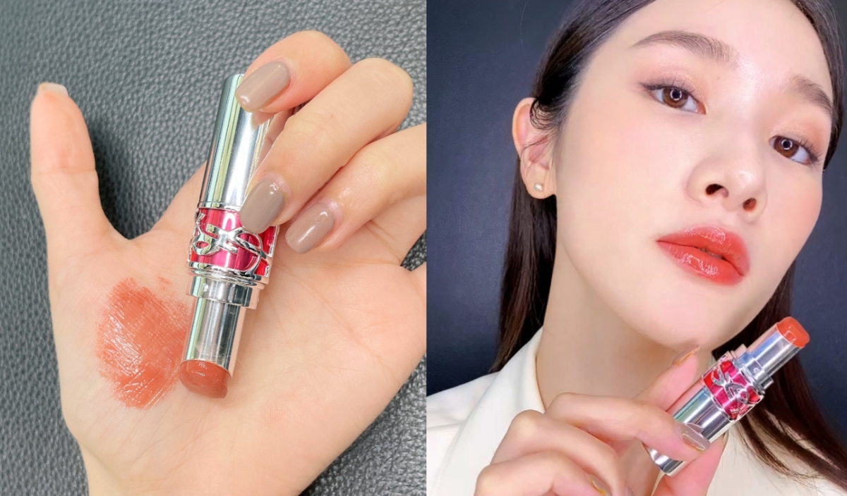 YSL 情挑誘吻晶亮蜜唇膏必收色推薦:#4動心橙果