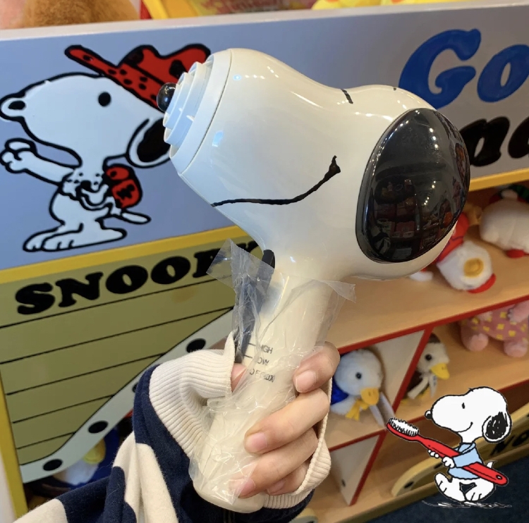SNOOPY造型吹風機還原史努比頭