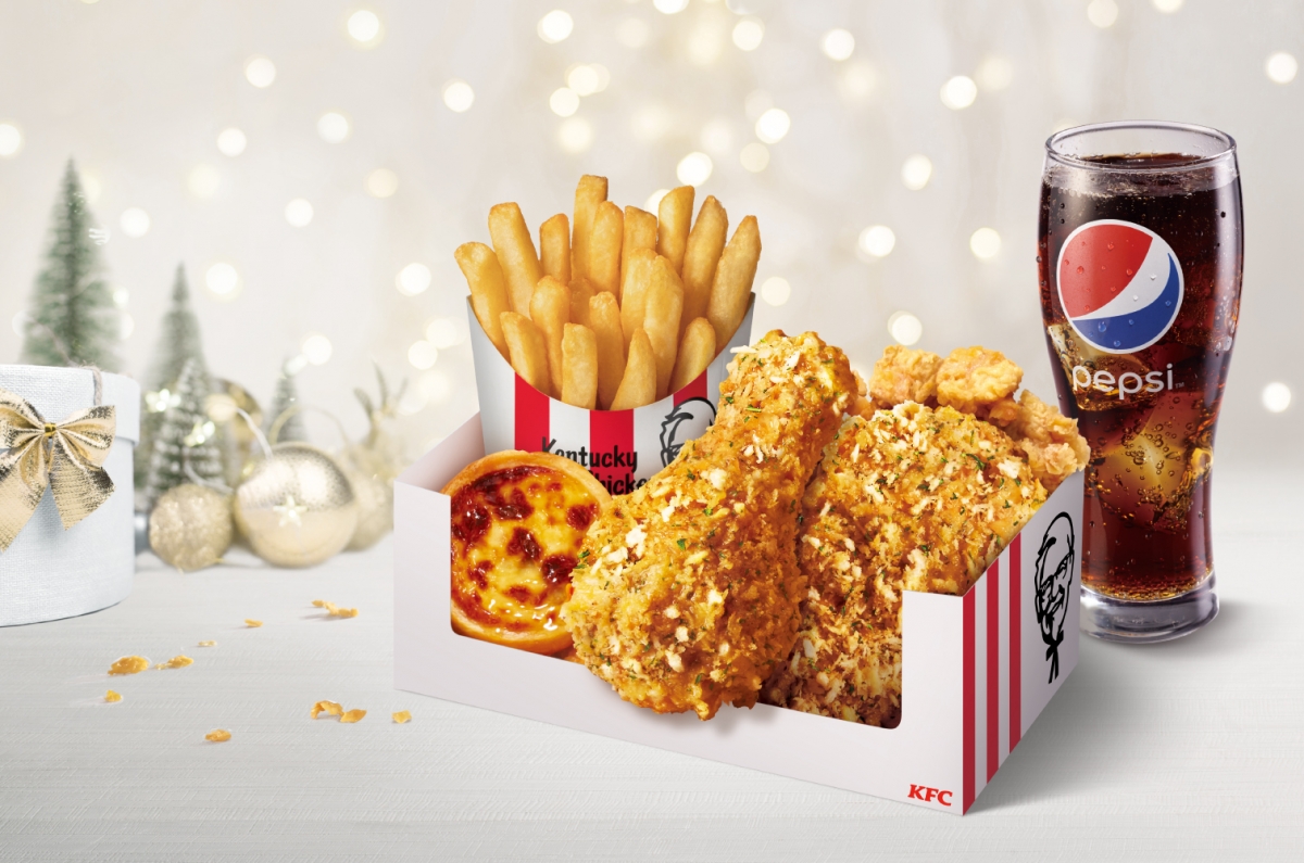 肯德基奶油香蒜雪花脆雞