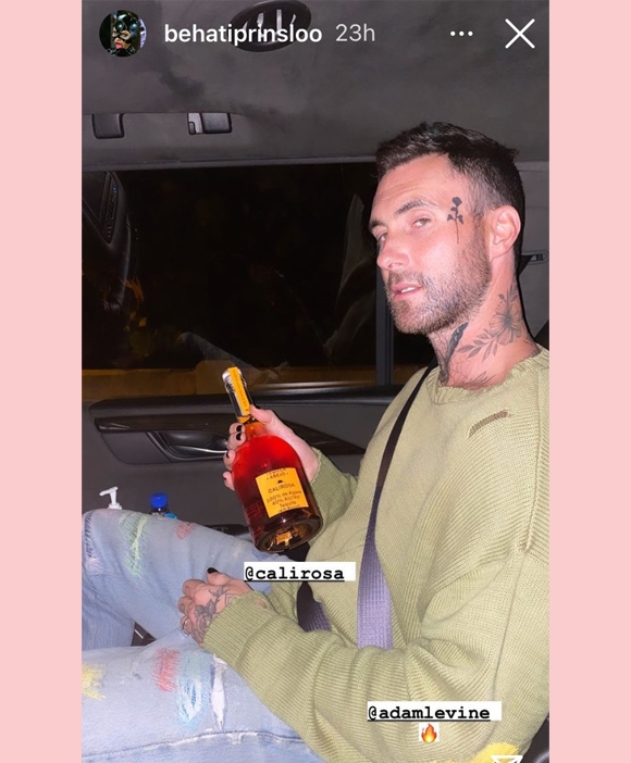 老婆Behati Prinsloo為亞當李維拍照