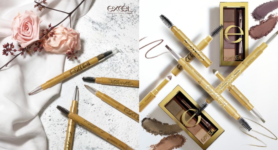 開架眉筆推薦7：Excel 3合1持久造型眉筆，NT$520