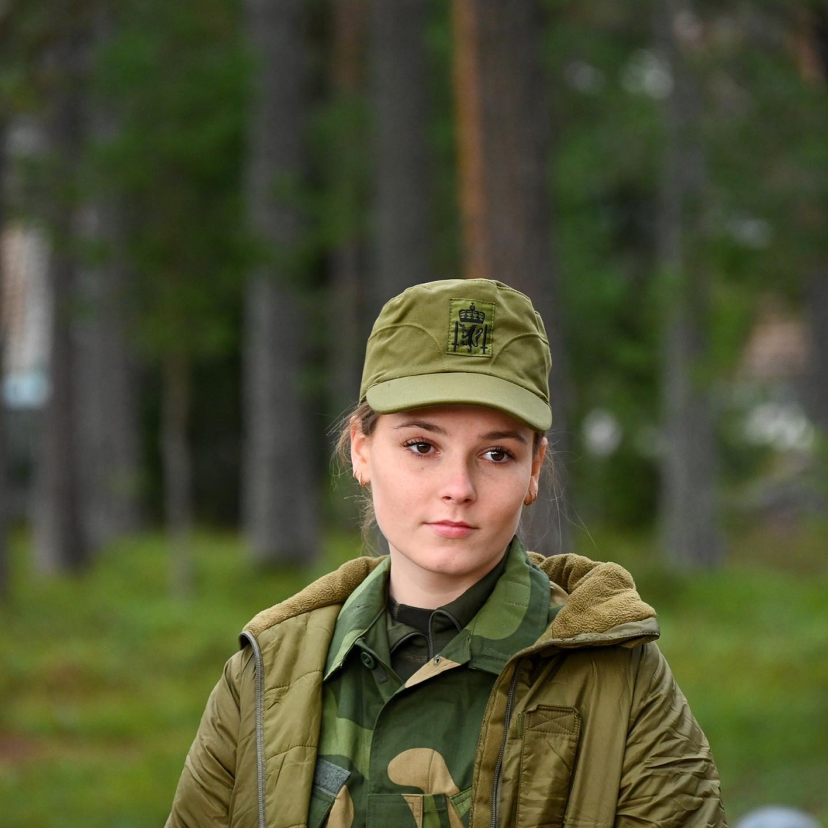挪威公主穿上軍服