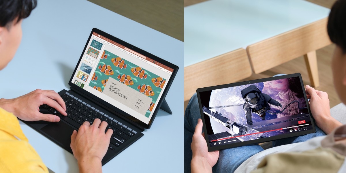 超實用的二合一攜帶型平板電腦，滿足各種使用需求！