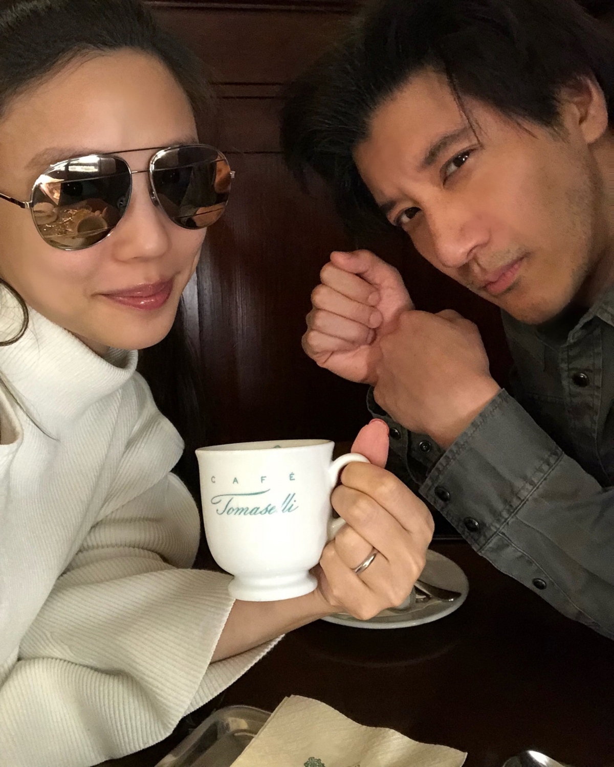 王力宏夫妻昔日曬恩愛