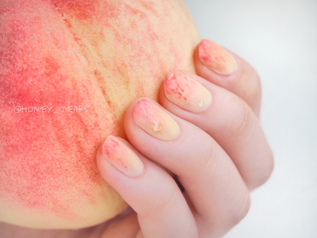 手指瞬間化身可愛水蜜桃