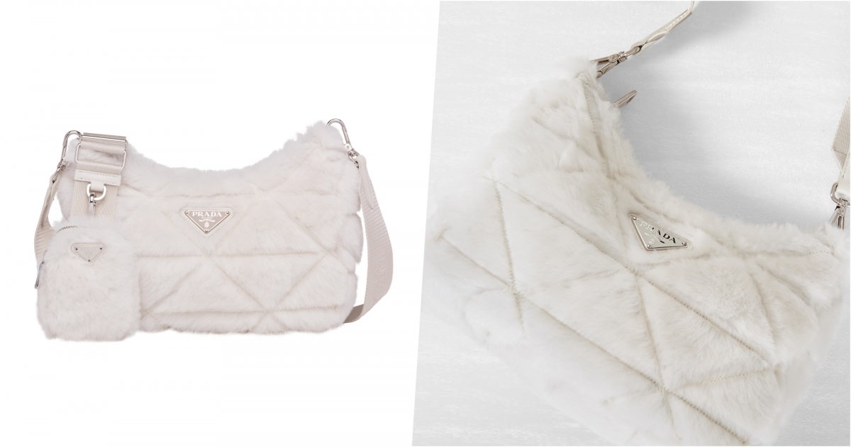 PRADA半月形手袋，NT$76,000