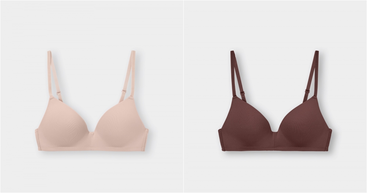 GU 柔軟無鋼圈胸罩，NT$590