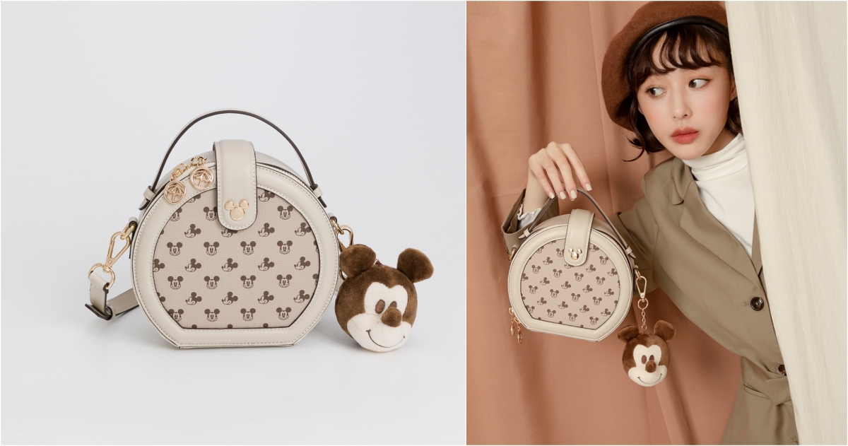 隨包還附贈可愛的絨毛米奇頭零錢包掛飾,迪士尼迷絕對值得珍藏入手。