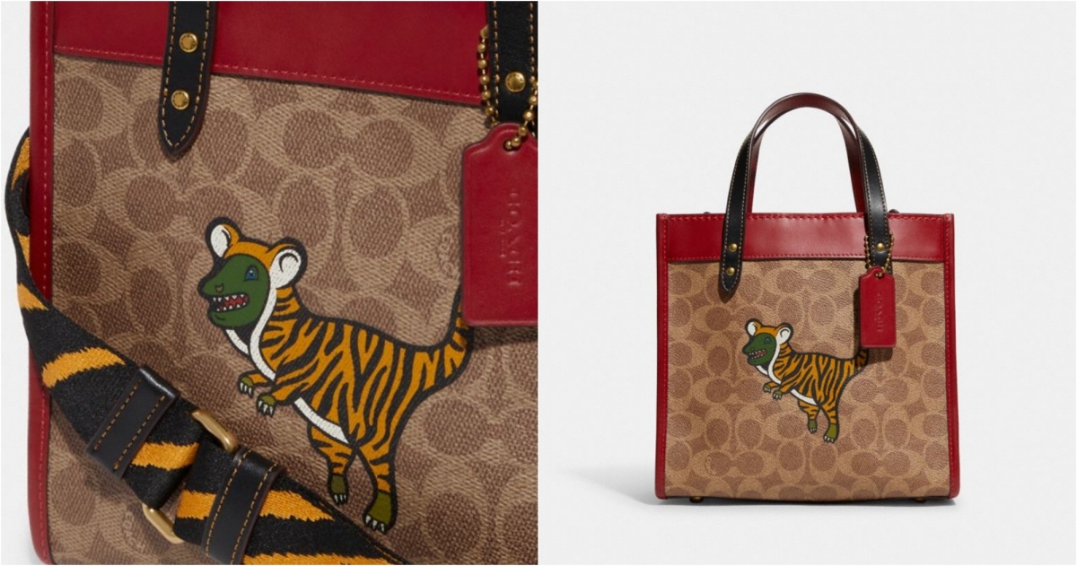 COACH Tiger Rexy Field Tote 22,NT$17,800