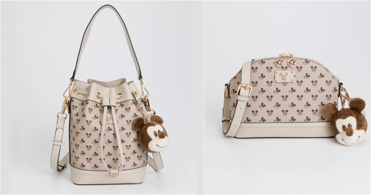 Arnold Palmer迪士尼Fudge系列水桶包,NT$3,380 /貝殼包,NT3,180