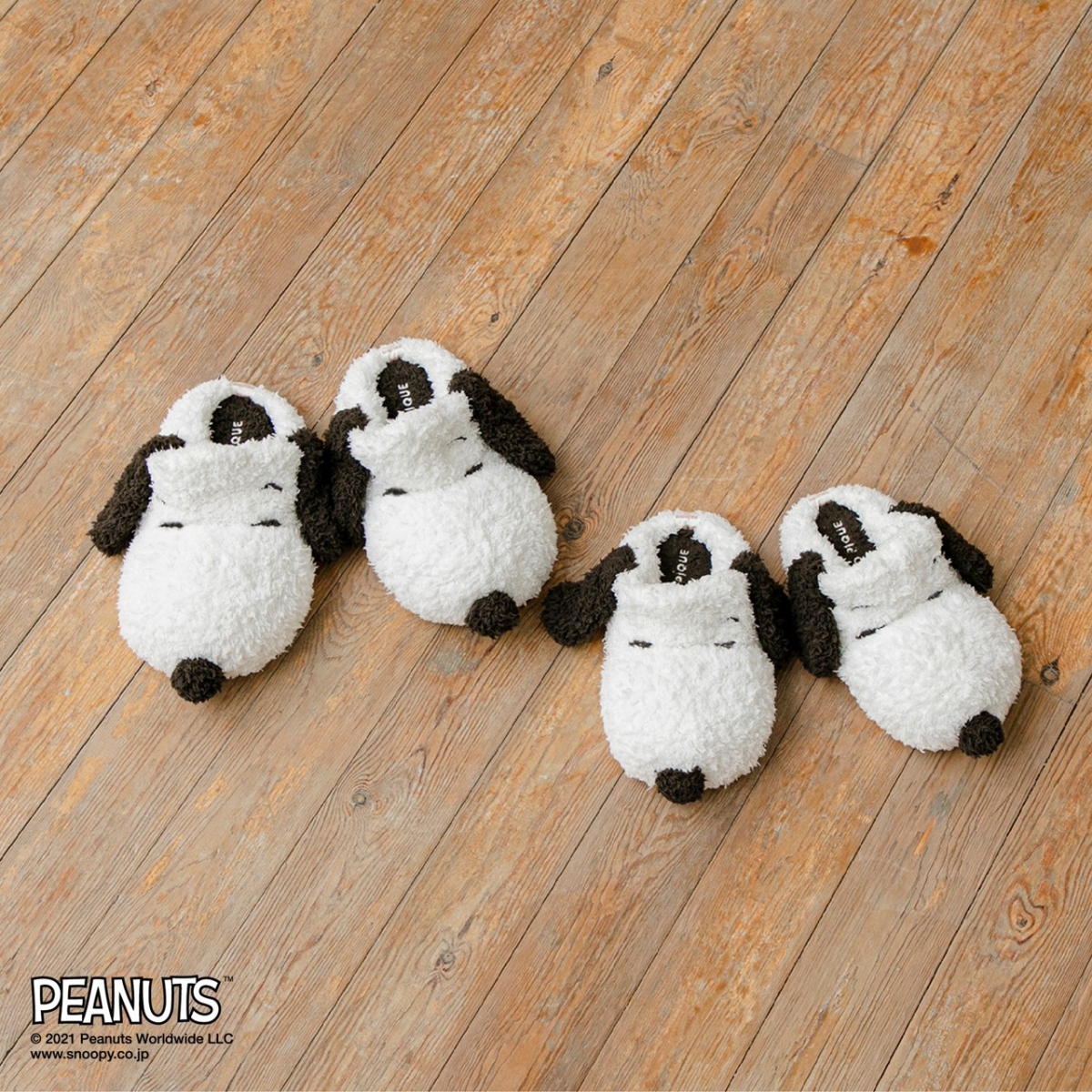 gelato pique【PEANUTS】LADIES-SNOOPY造型室內拖鞋,NT$1400
