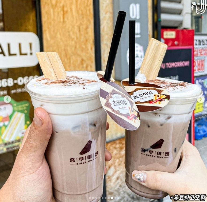 同期推出餅乾巧克力飲品