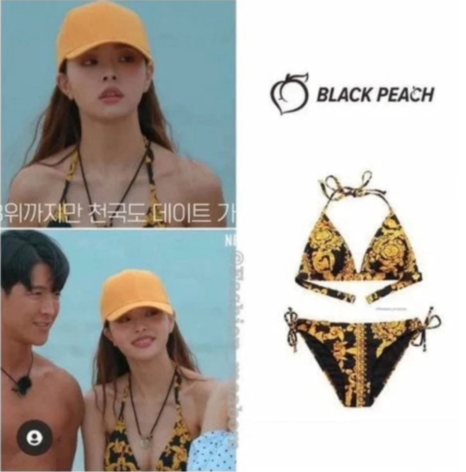 在《單身即地獄》中,宋智雅身穿的比基尼,也被踢爆根本不是凡賽斯推出的品項。