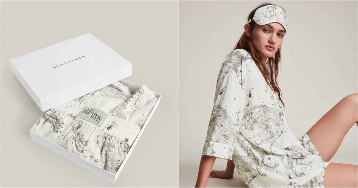 AllSaints Esma Astraeus星辰印花睡衣組,NT$9000