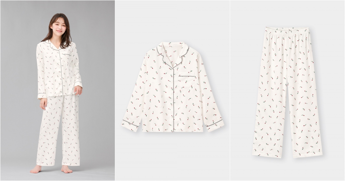 GU緞面家居服,NT$790
