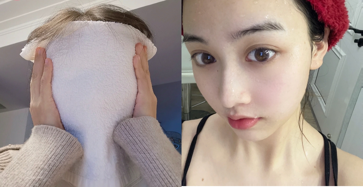 秋冬油敷保養法Step4:熱敷吸收保養油