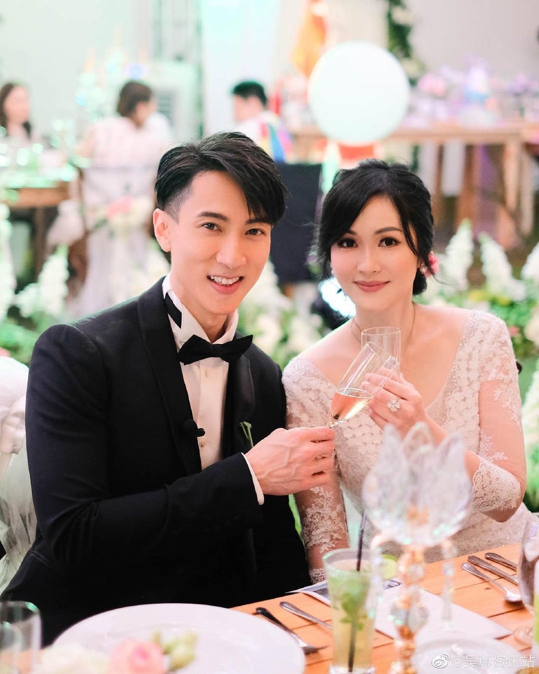 吳尊與太太林麗瑩於節目中舉辦婚禮