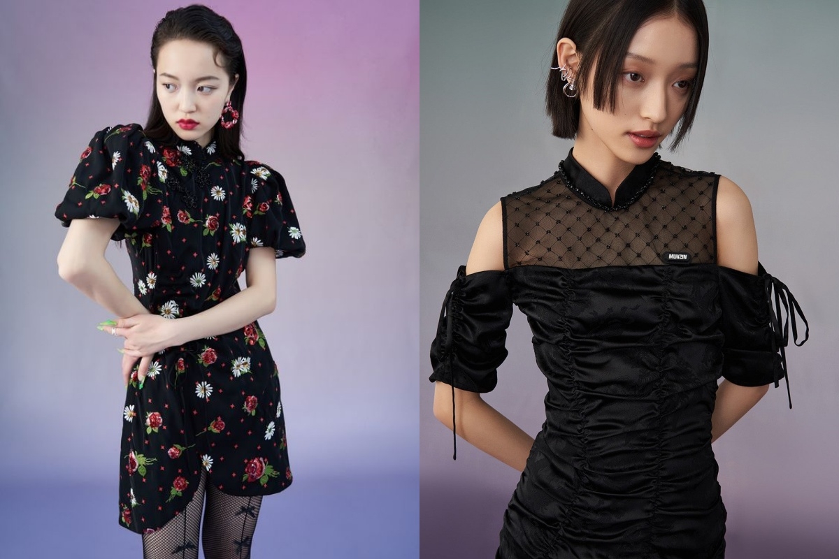 一件旗袍能搭配出許多種不同的風格。