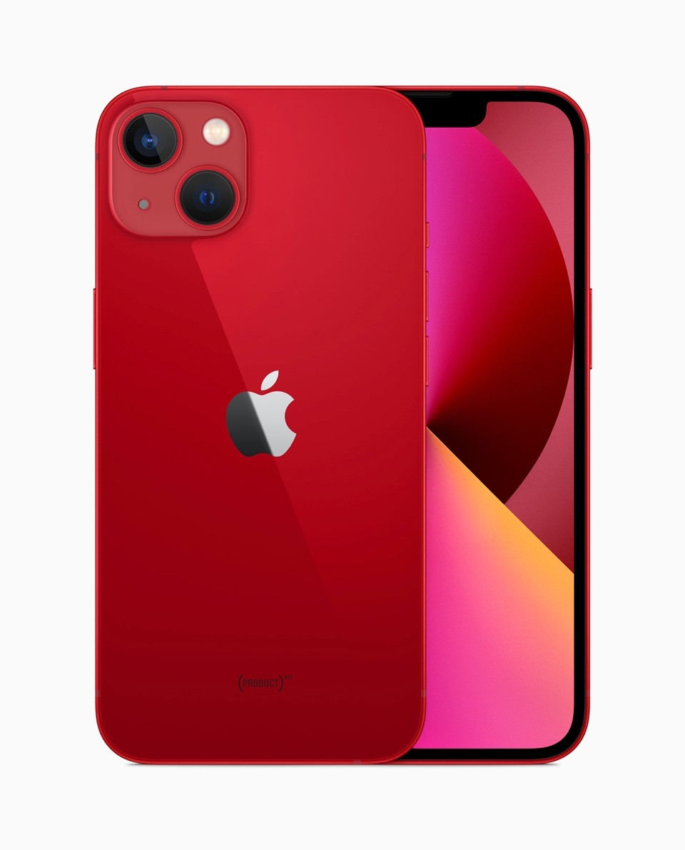 iPhone 13、iPhone 13 mini (PRODUCT)RED , NT$25,900 起、NT$22,900 起