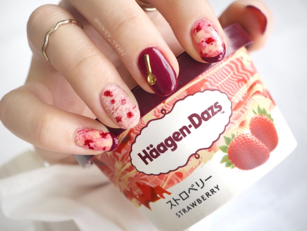 哈根達斯冰淇淋美甲