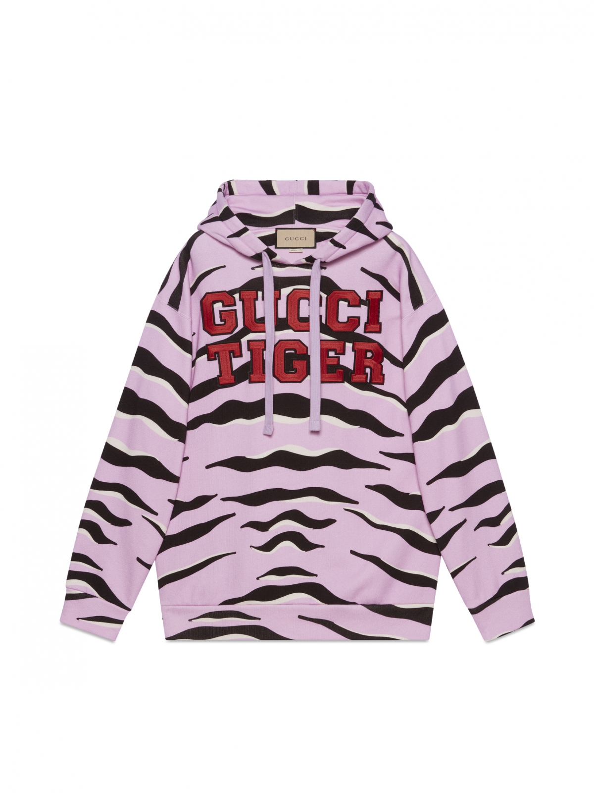 GUCCI虎年主題粉色印花連帽衣,NT$48,400