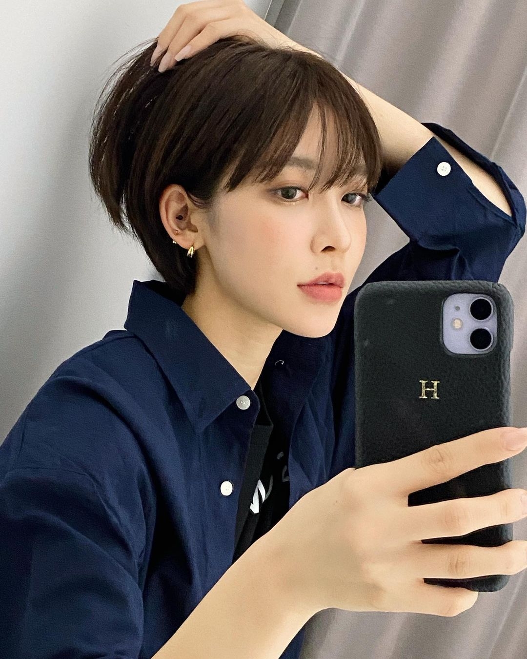 這款髮型就是要夠短、夠圓。