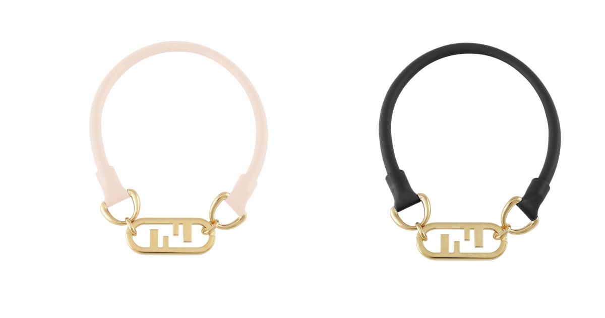 FENDI O‘Lock系列 粉色造型頸鍊，NT$27,800