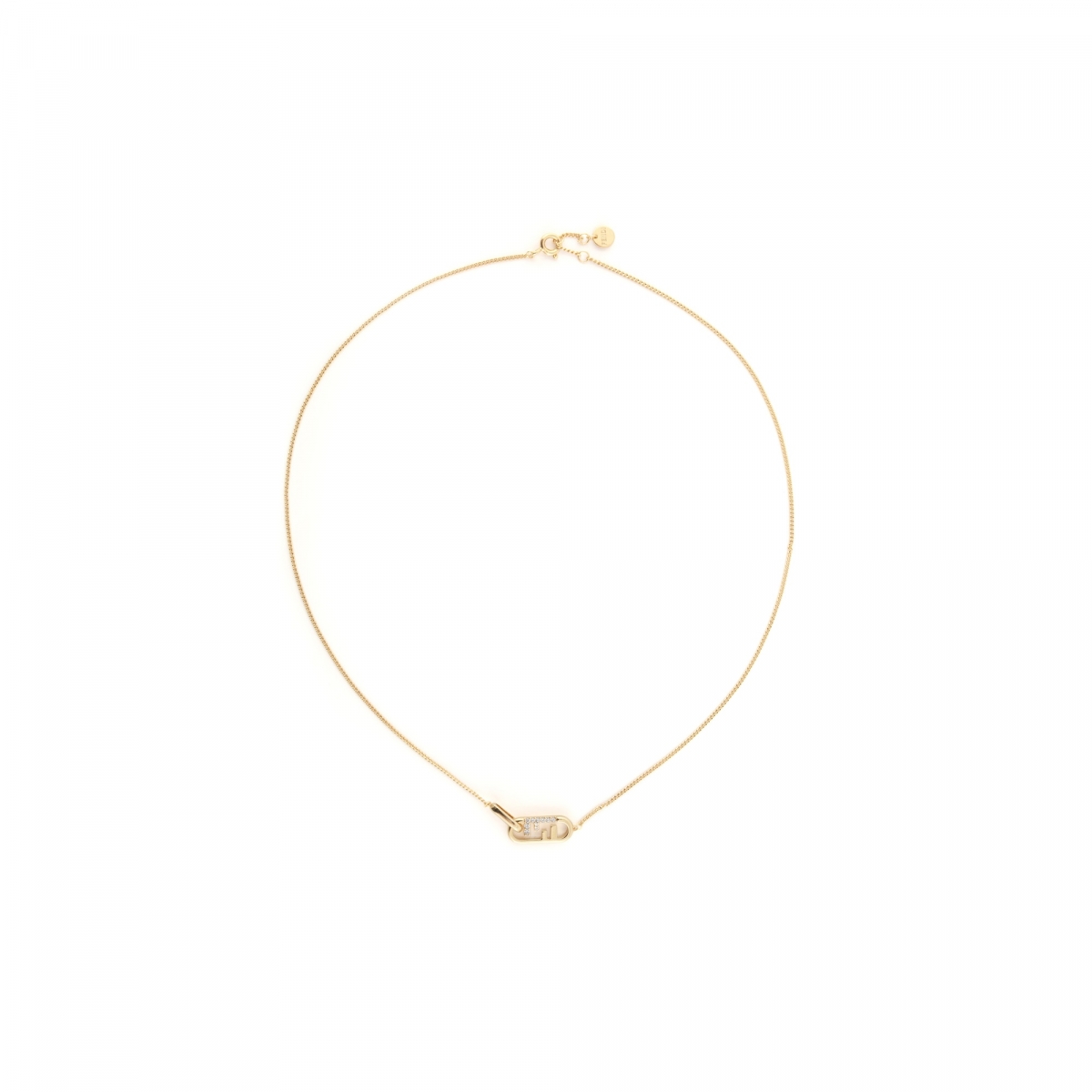 Fendi O'Lock 鑽飾FF LOGO項鍊，價格店洽