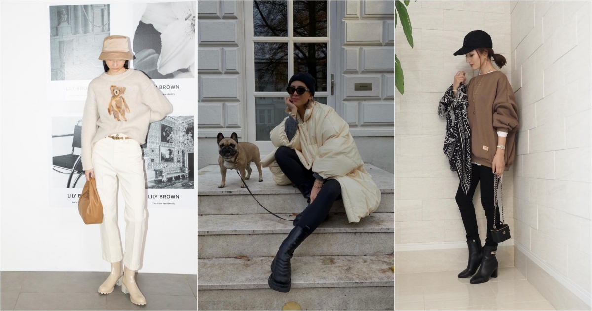 2022短靴顯瘦穿搭01:褲靴同色,延伸視覺效果讓腿更長