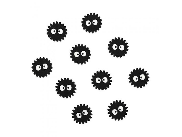 將橡皮擦一字排開超可愛