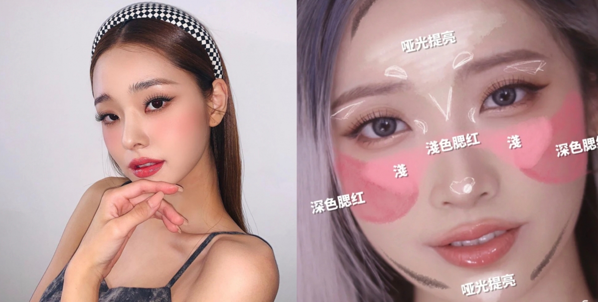 宋智雅妝容重點4：微醺純慾感腮紅